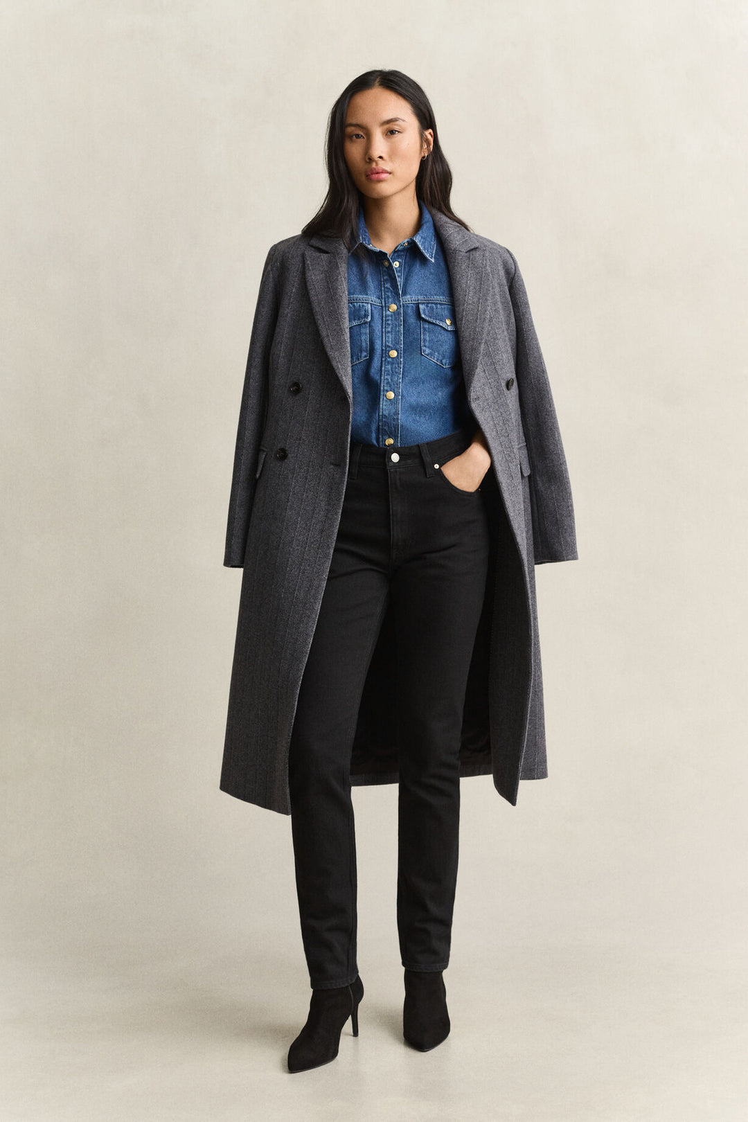 GANT Slim High-Waisted Jeans/Traperice 4100324