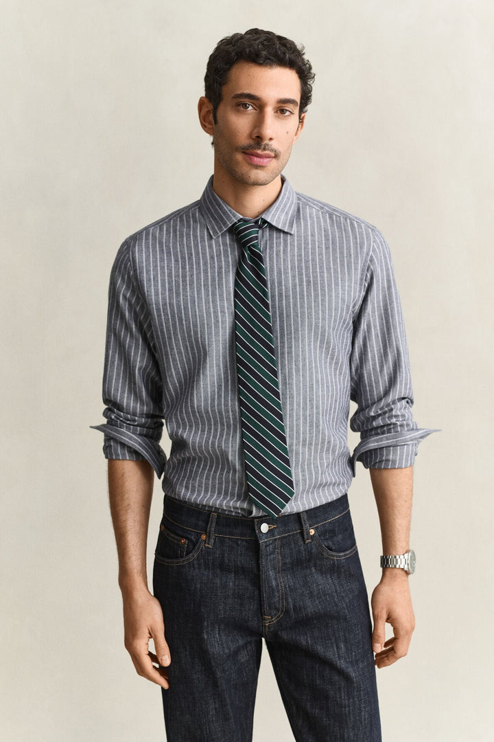 GANT Striped Flannel Mélange Shirt /Košulja 3263017