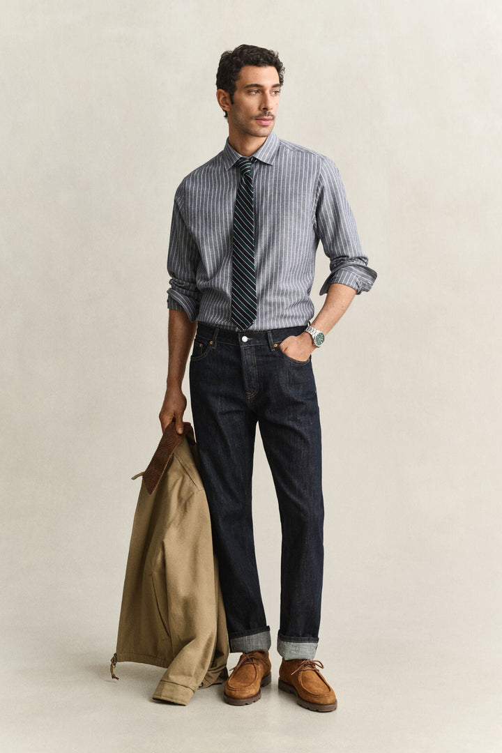 GANT Striped Flannel Mélange Shirt /Košulja 3263017