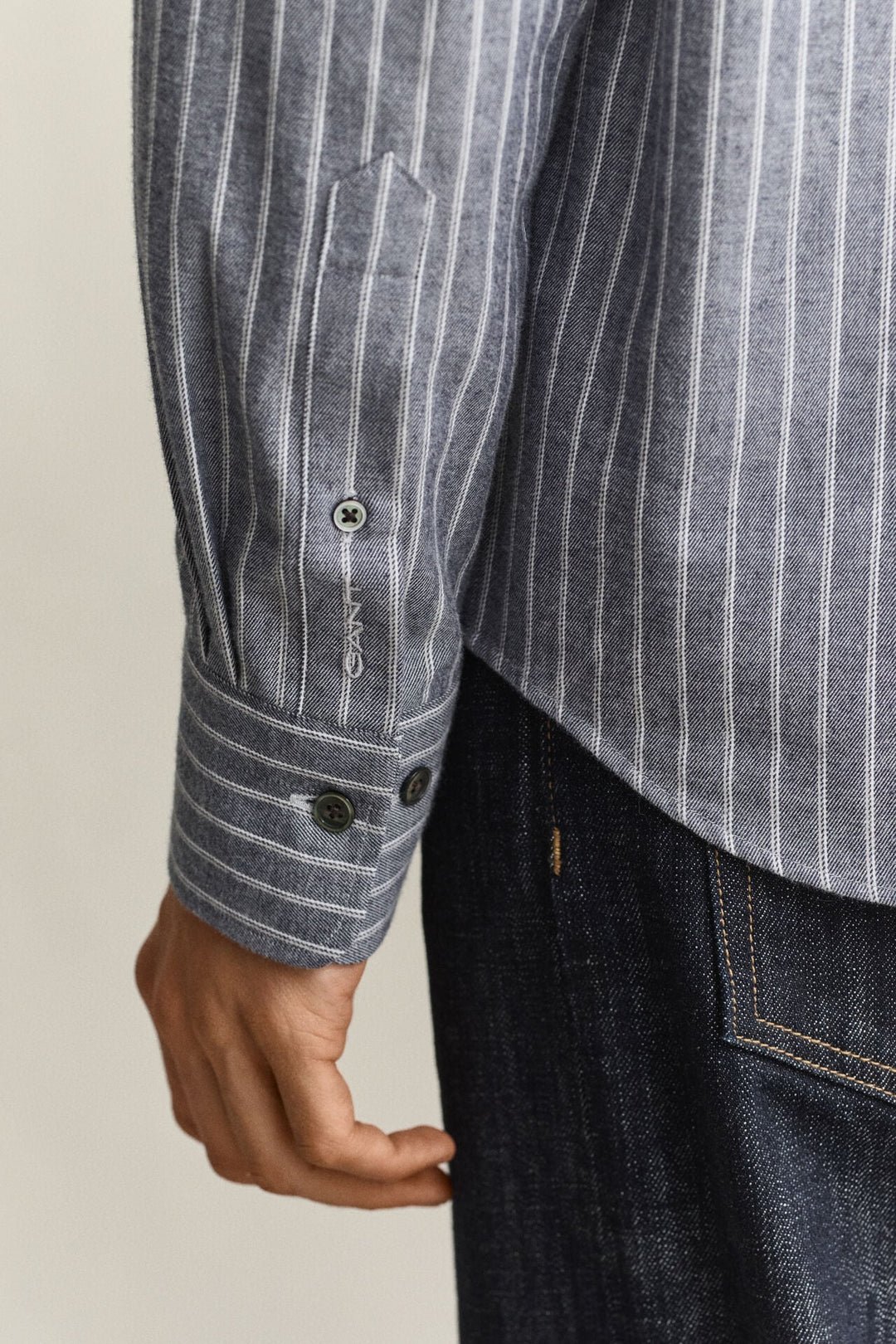 GANT Striped Flannel Mélange Shirt /Košulja 3263017