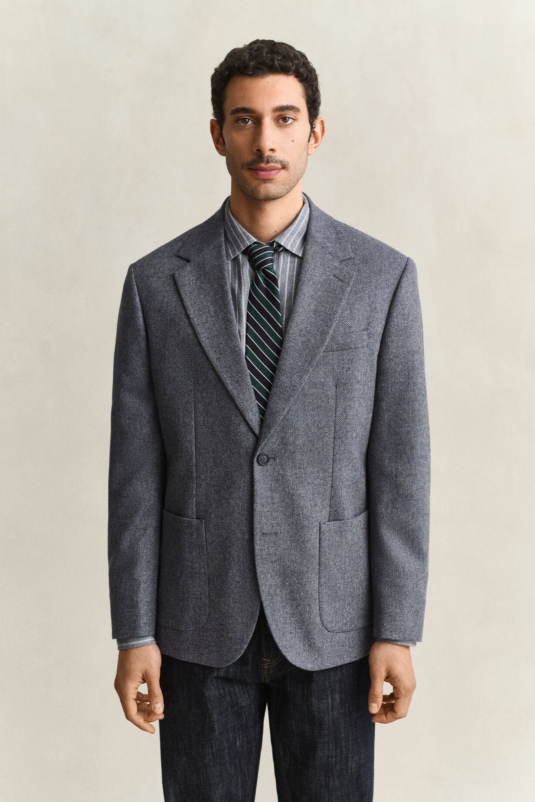 GANT Wool Herringbone Suit Jacket/Sako 7706385