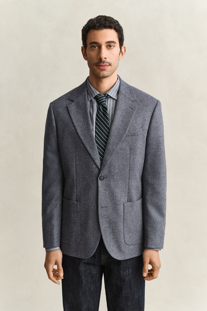 GANT Wool Herringbone Suit Jacket/Sako 7706385