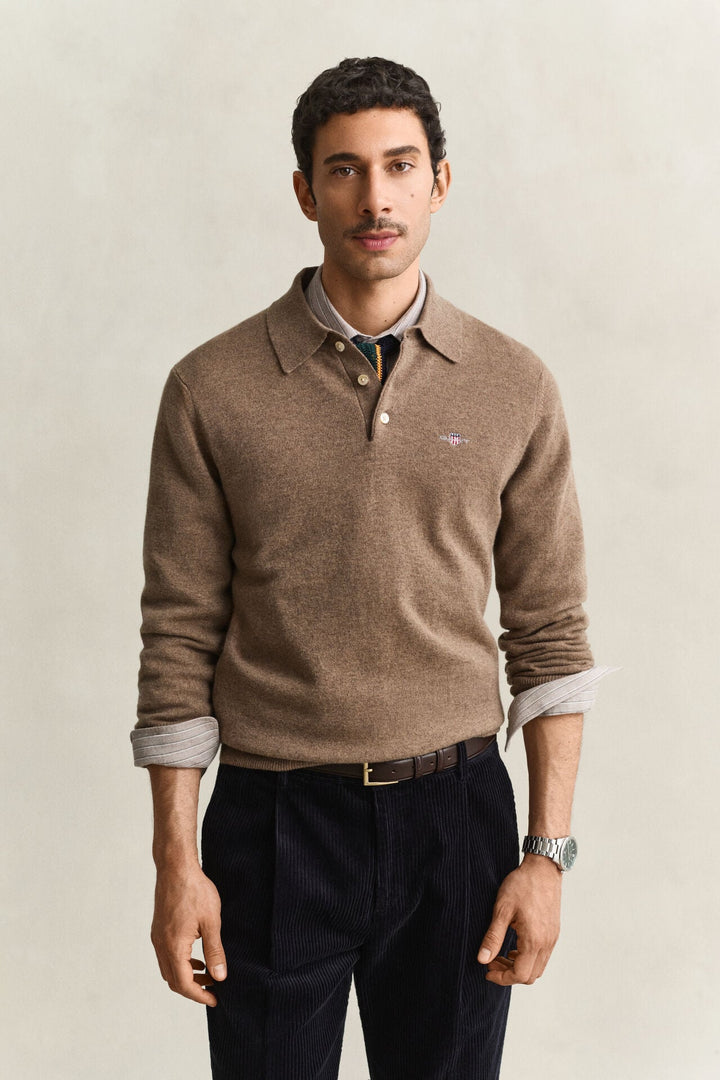 GANT Superfine Lambswool Polo Sweater/Polo majica 8060109