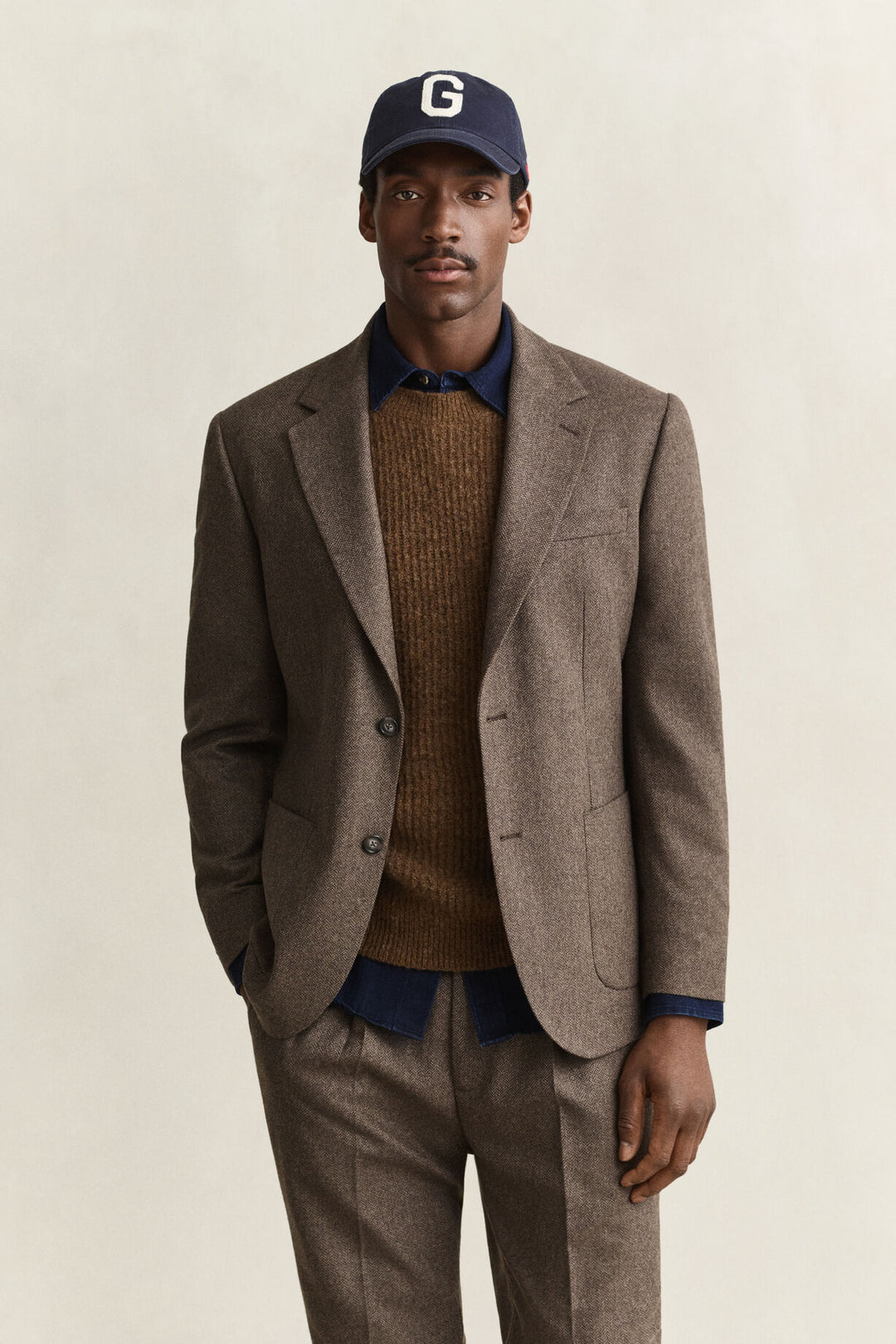 GANT Wool Herringbone Suit Jacket/Sako 7706385