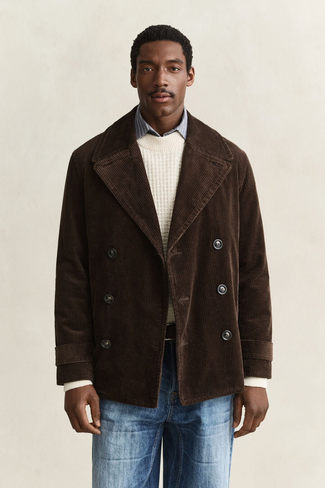 GANT Corduroy Peacoat/Kaput 7006672