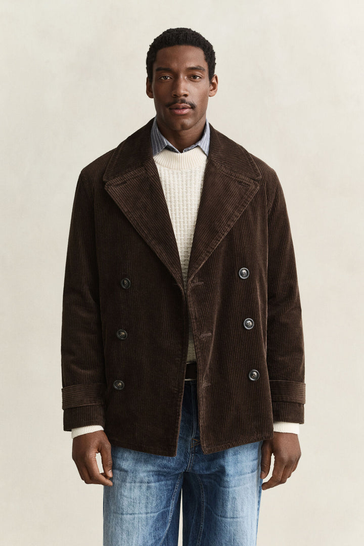 GANT Corduroy Peacoat/Kaput 7006672