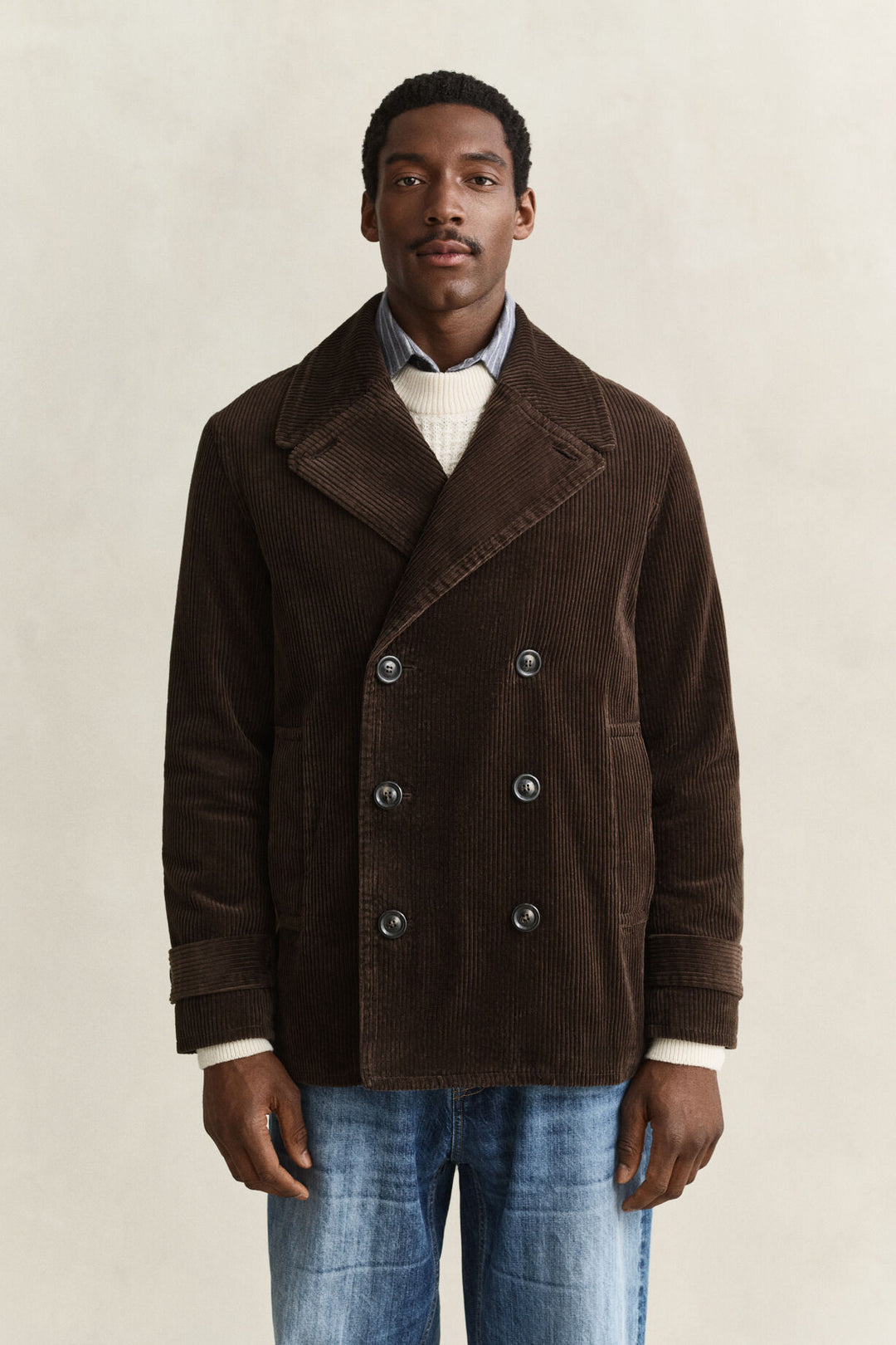 GANT Corduroy Peacoat/Kaput 7006672