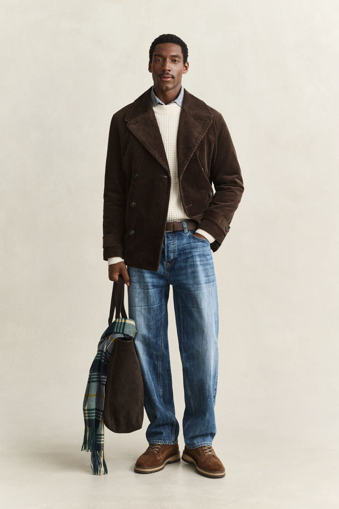 GANT Corduroy Peacoat/Kaput 7006672