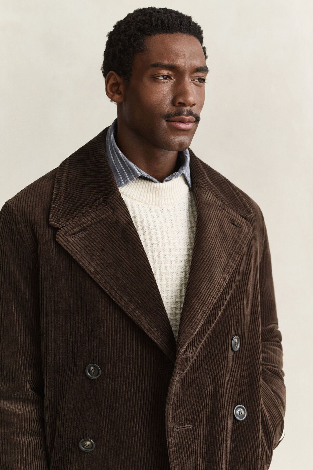 GANT Corduroy Peacoat/Kaput 7006672