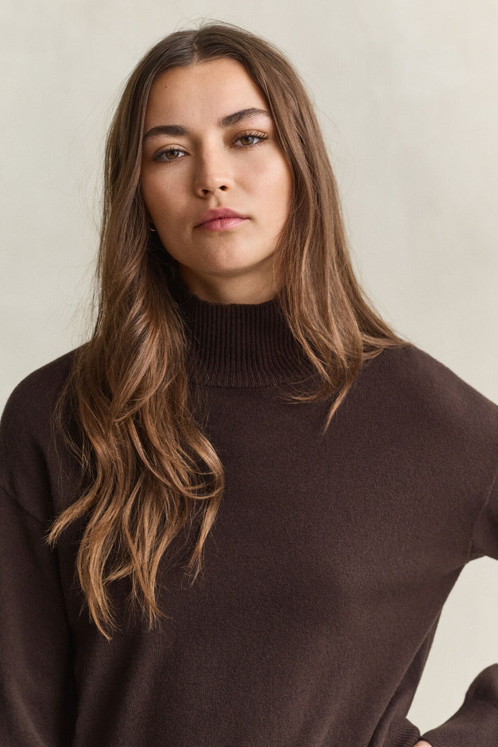 GANT Superfine Lambswool Mock Neck Sweater/Pulover 4802422