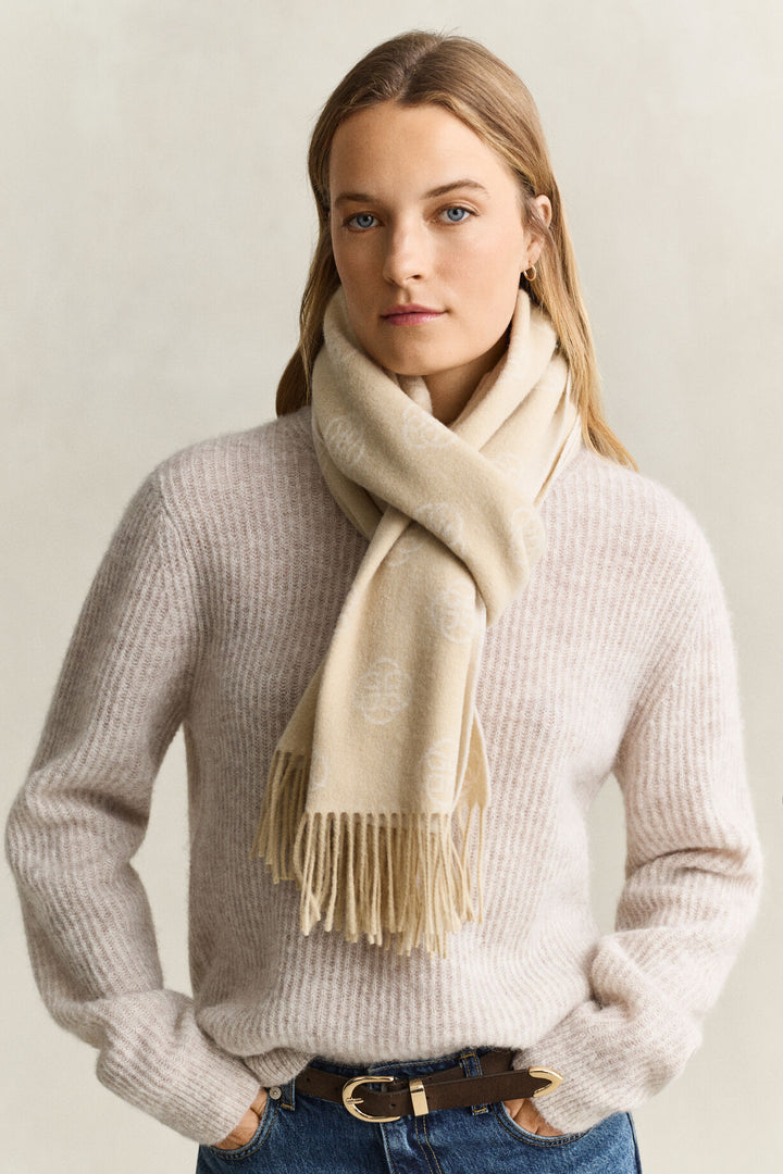GANT Monogram Wool Scarf/Šal 4920295