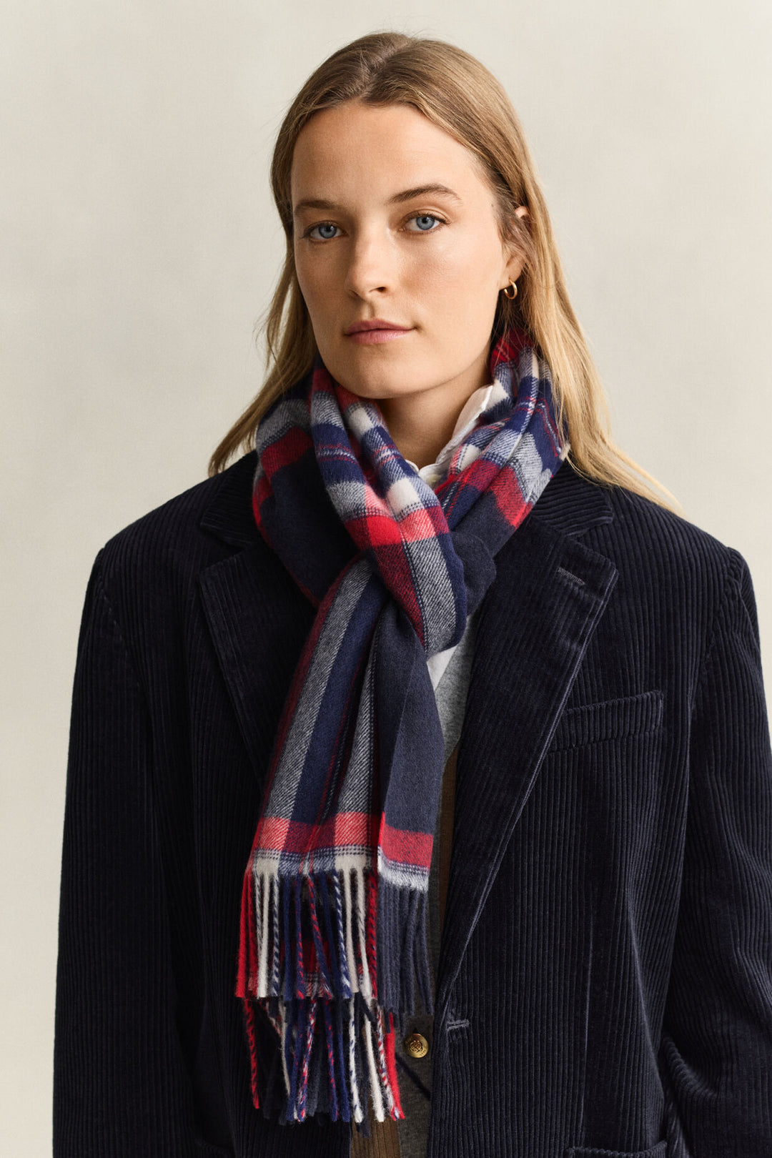 GANT Tartan Wool Scarf/Šal 4920293