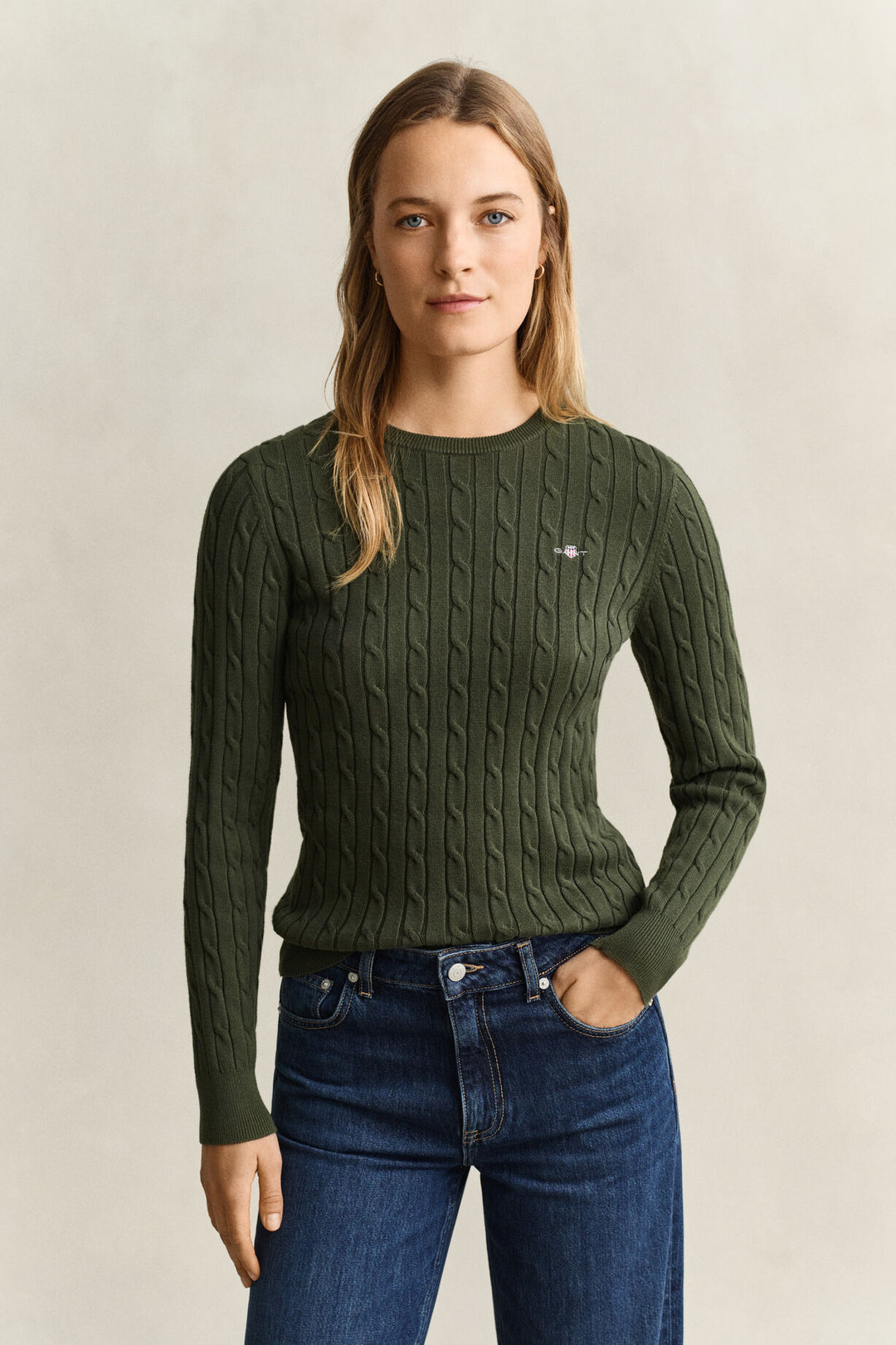 GANT Classic Cable Knit Sweater/Pulover 4800100