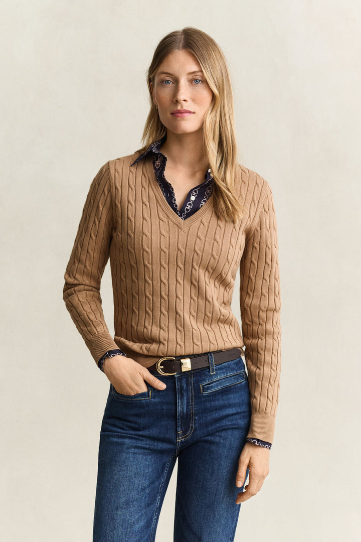 GANT Classic Cable Knit Sweater/Pulover 4800101