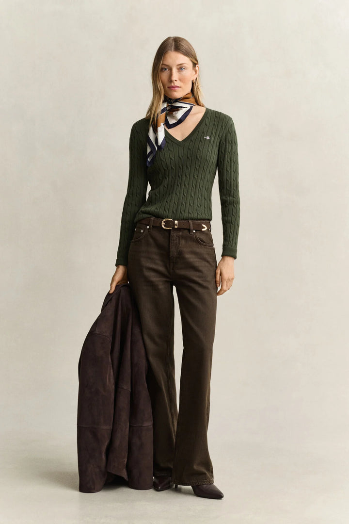 GANT Classic Cable Knit Sweater/Pulover 4800101