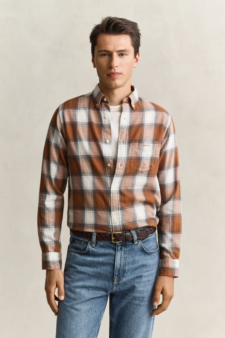 GANT Checked Windblown Flannel Shirt /Košulja 3263035