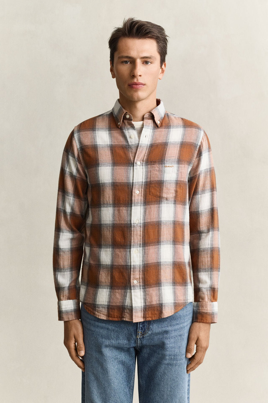 GANT Checked Windblown Flannel Shirt /Košulja 3263035