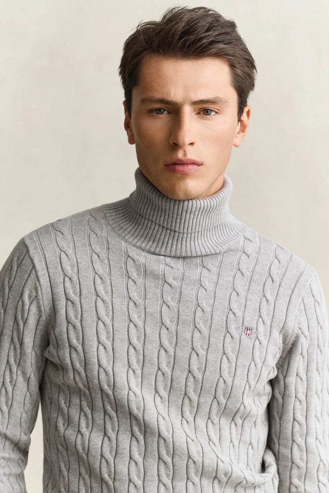 GANT Cotton Cable Knit Turtleneck Sweater /Pulover 8050607