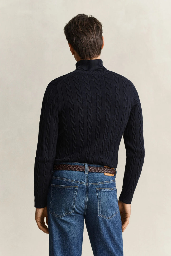 GANT Cotton Cable Knit Turtleneck Sweater /Pulover 8050607