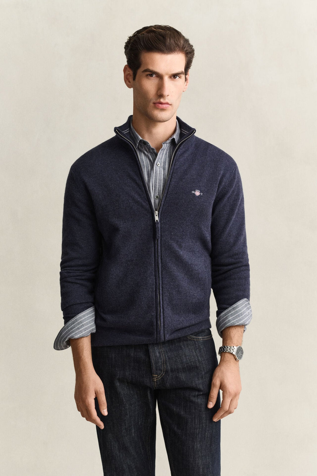 GANT Lambswool Zip Cardigan /Pulover 87314