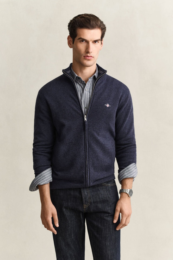 GANT Lambswool Zip Cardigan /Pulover 87314