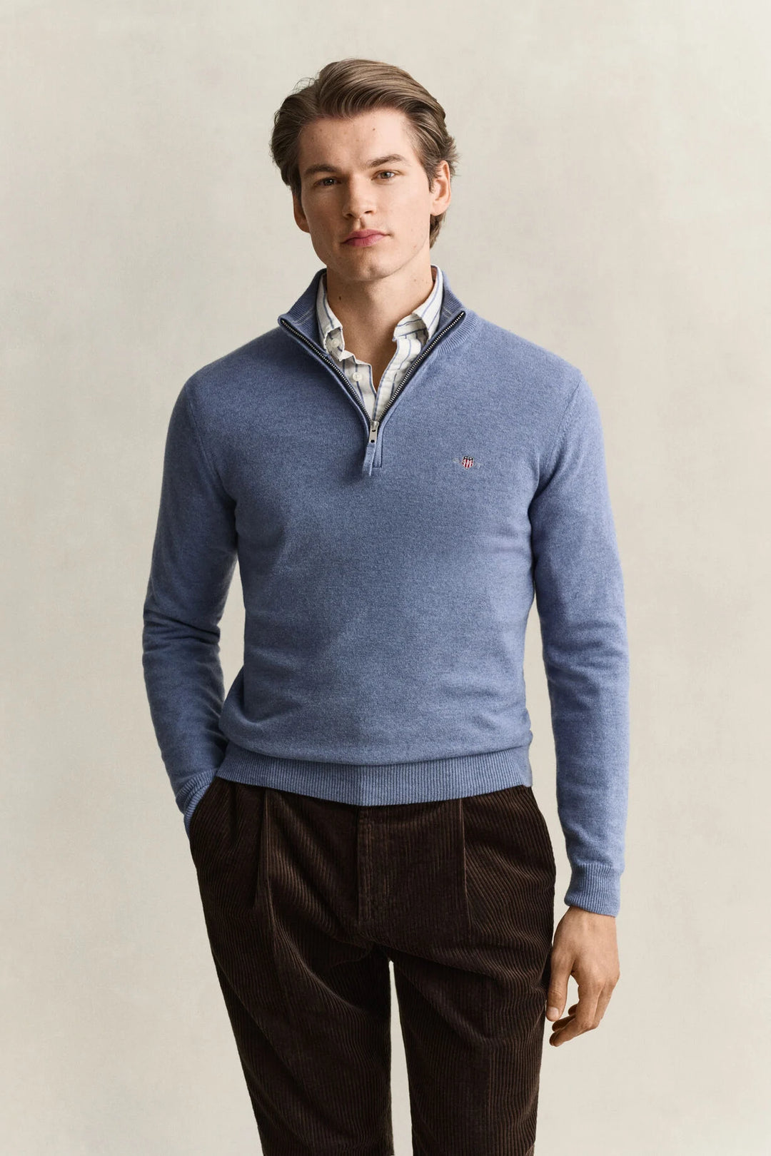 GANT Lambswool Half-Zip Sweater /Pulover 87313