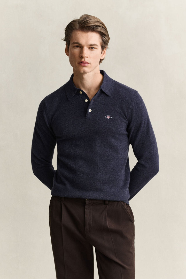 GANT Superfine Lambswool Polo Sweater/Polo majica 8060109