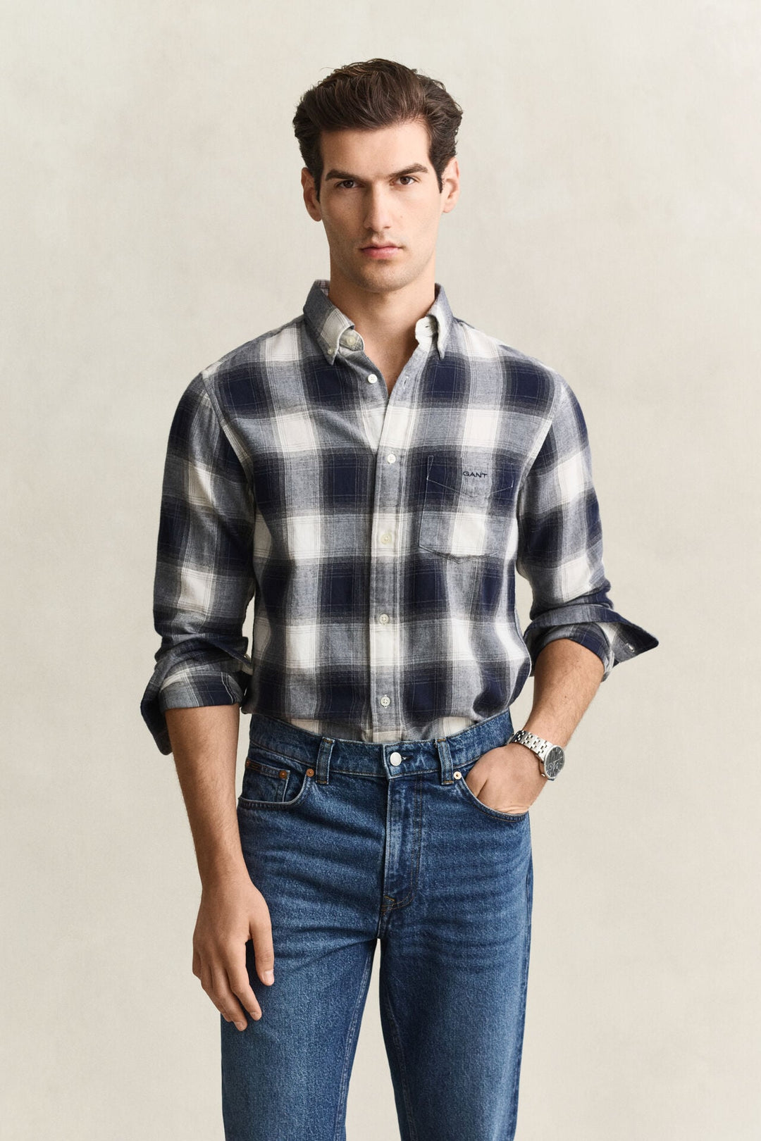GANT Checked Windblown Flannel Shirt /Košulja 3263035