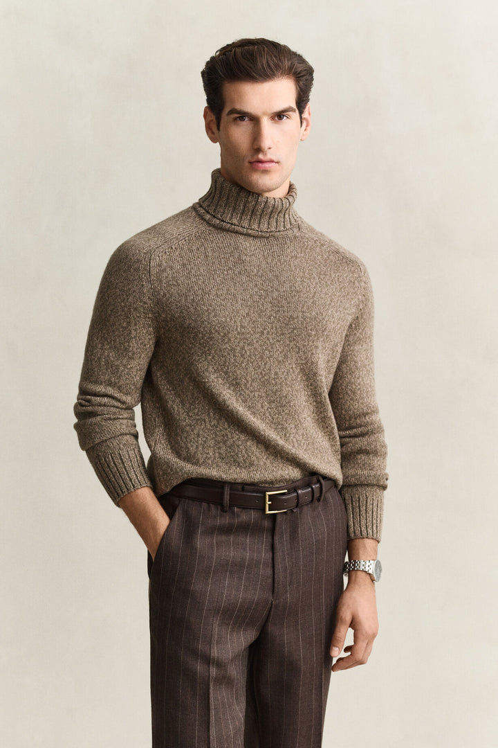 GANT Wool Mouliné Blend Turtleneck Sweater/Pulover 8040265