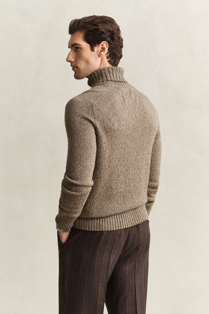 GANT Wool Mouliné Blend Turtleneck Sweater/Pulover 8040265