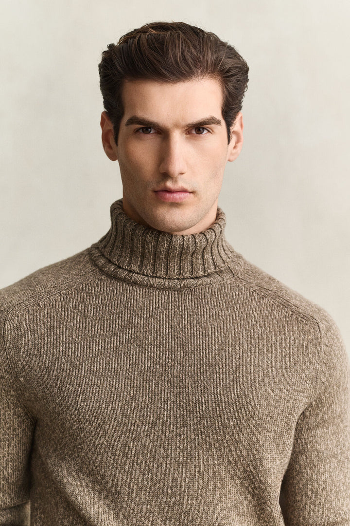 GANT Wool Mouliné Blend Turtleneck Sweater/Pulover 8040265