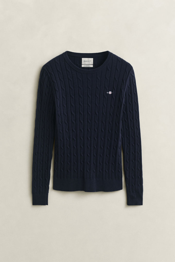 GANT Stretch Cotton Cable C-Neck/Pulover 4800100