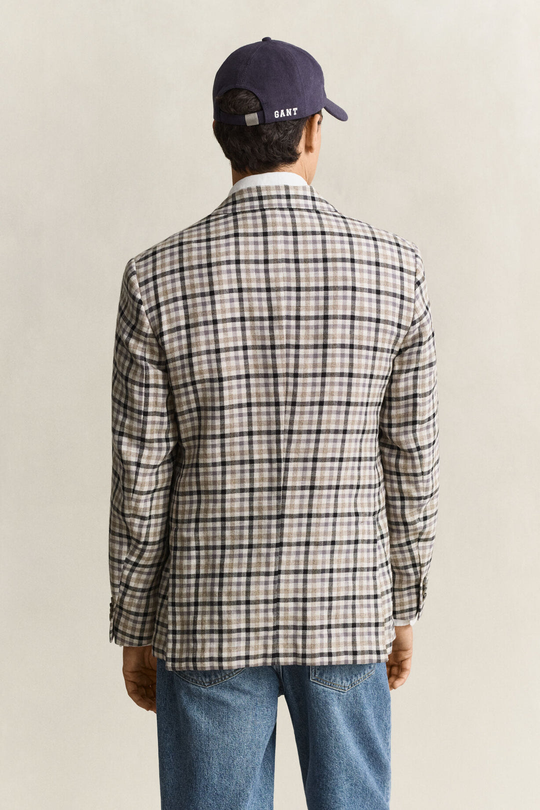 GANT Wool Linen Check Blazer/Sako 7706372