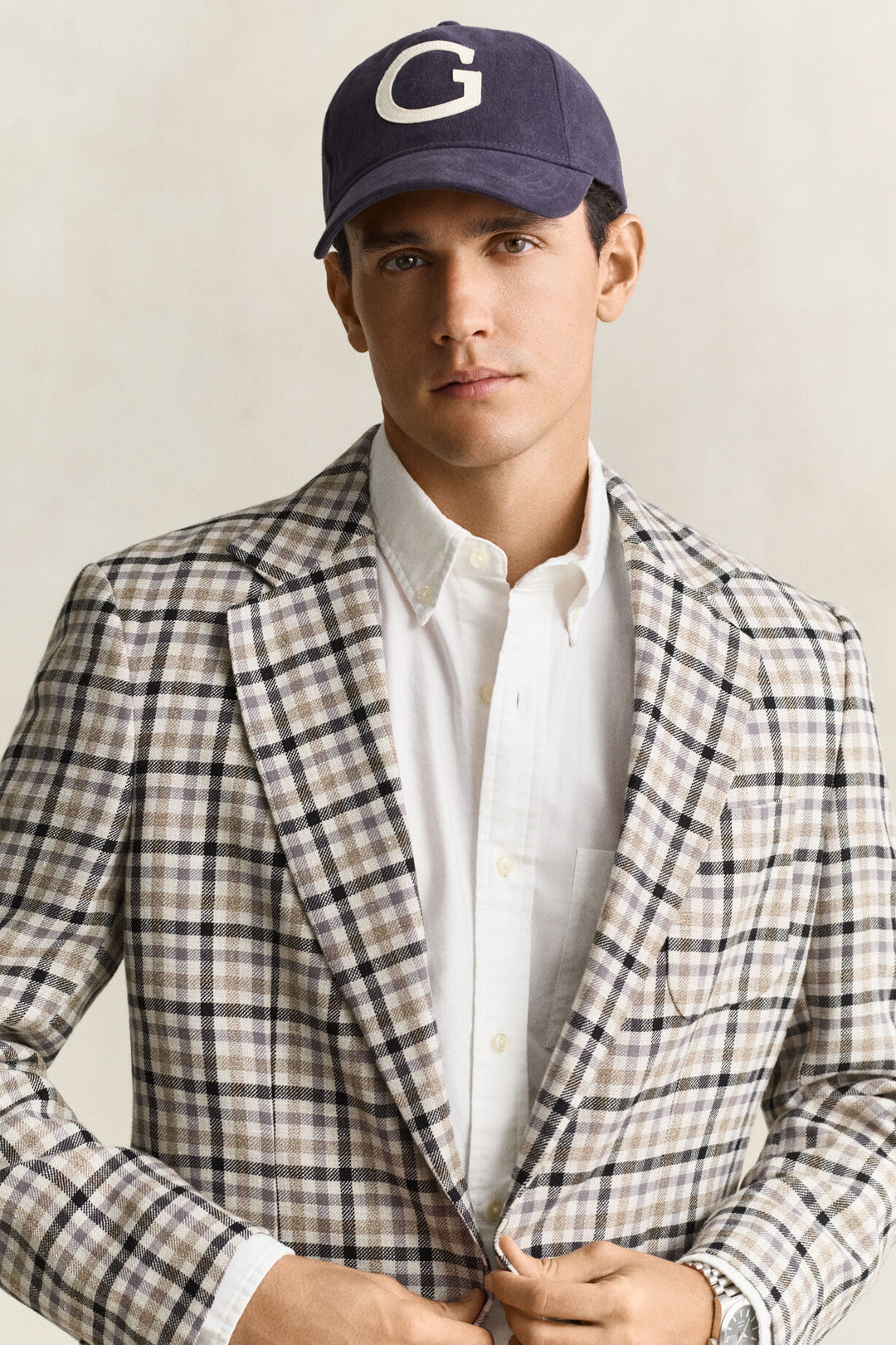 GANT Wool Linen Check Blazer/Sako 7706372