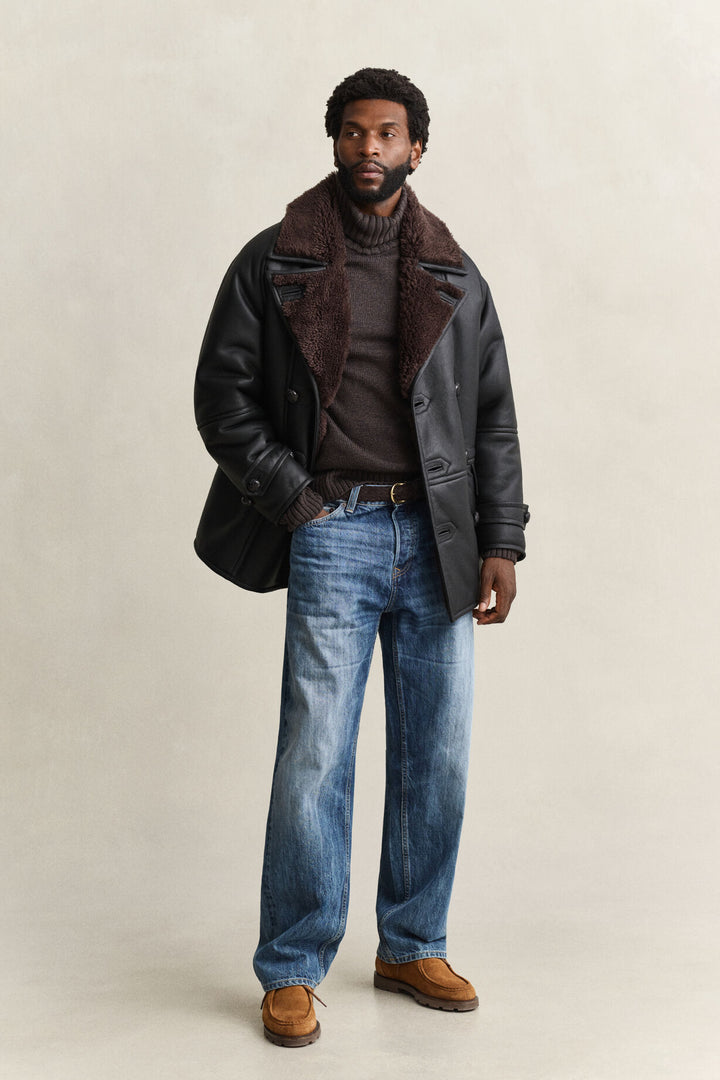 GANT Wool Mouliné Blend Turtleneck Sweater/Pulover 8040265