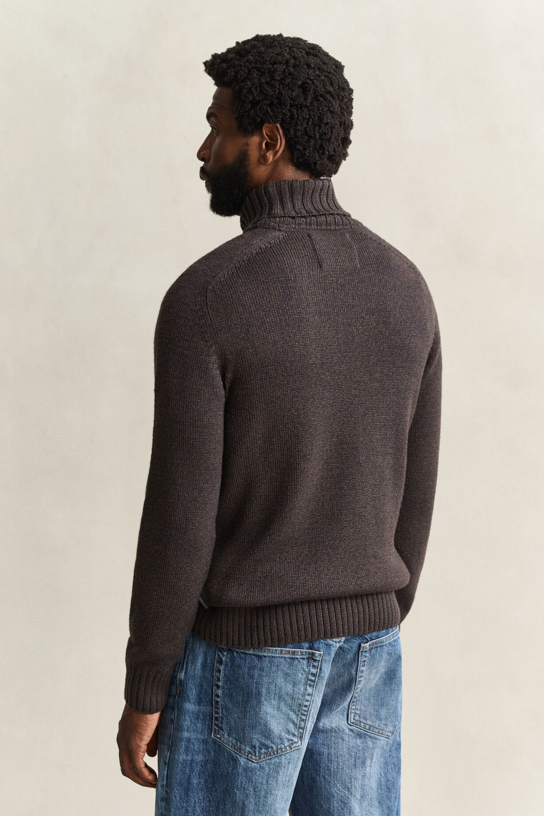 GANT Wool Mouliné Blend Turtleneck Sweater/Pulover 8040265