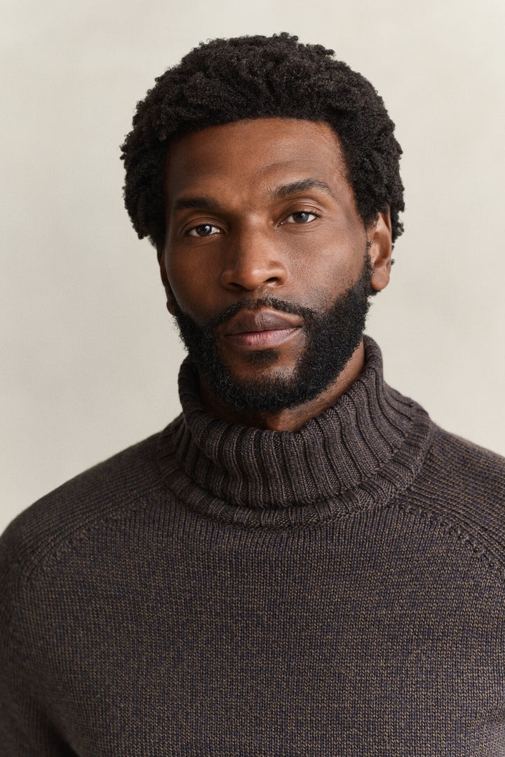 GANT Wool Mouliné Blend Turtleneck Sweater/Pulover 8040265