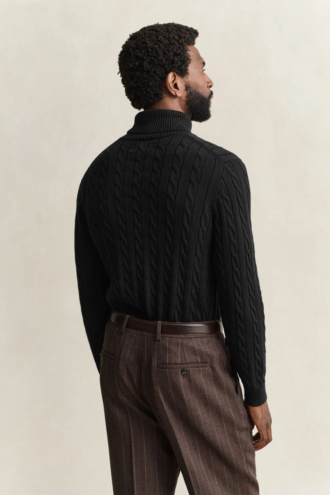 GANT Cotton Cable Knit Turtleneck Sweater /Pulover 8050607