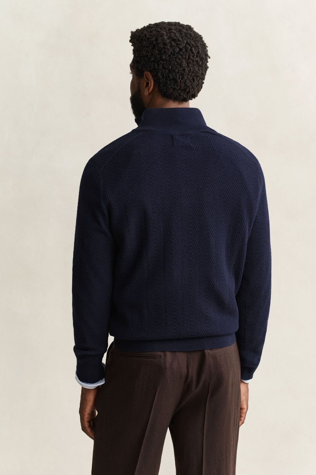 GANT Herringbone Half-Zip Sweater/Pulover 8050333