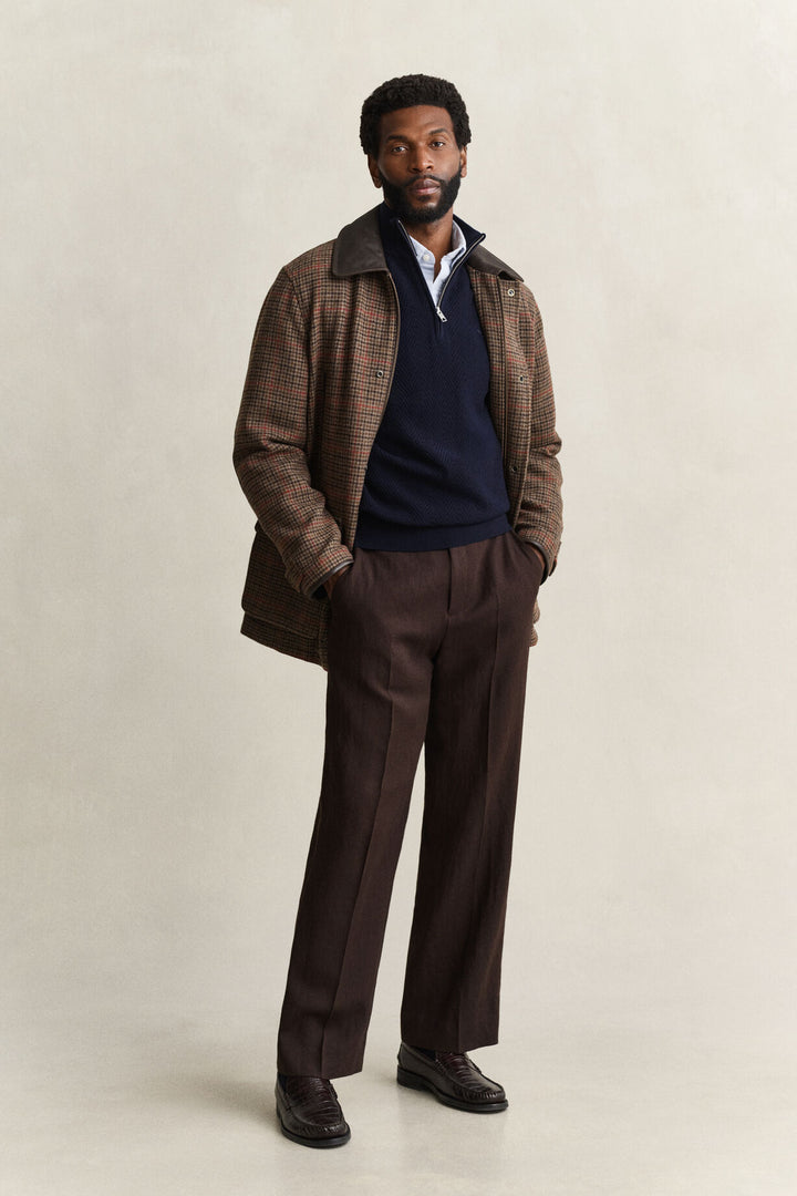 GANT Herringbone Half-Zip Sweater/Pulover 8050333