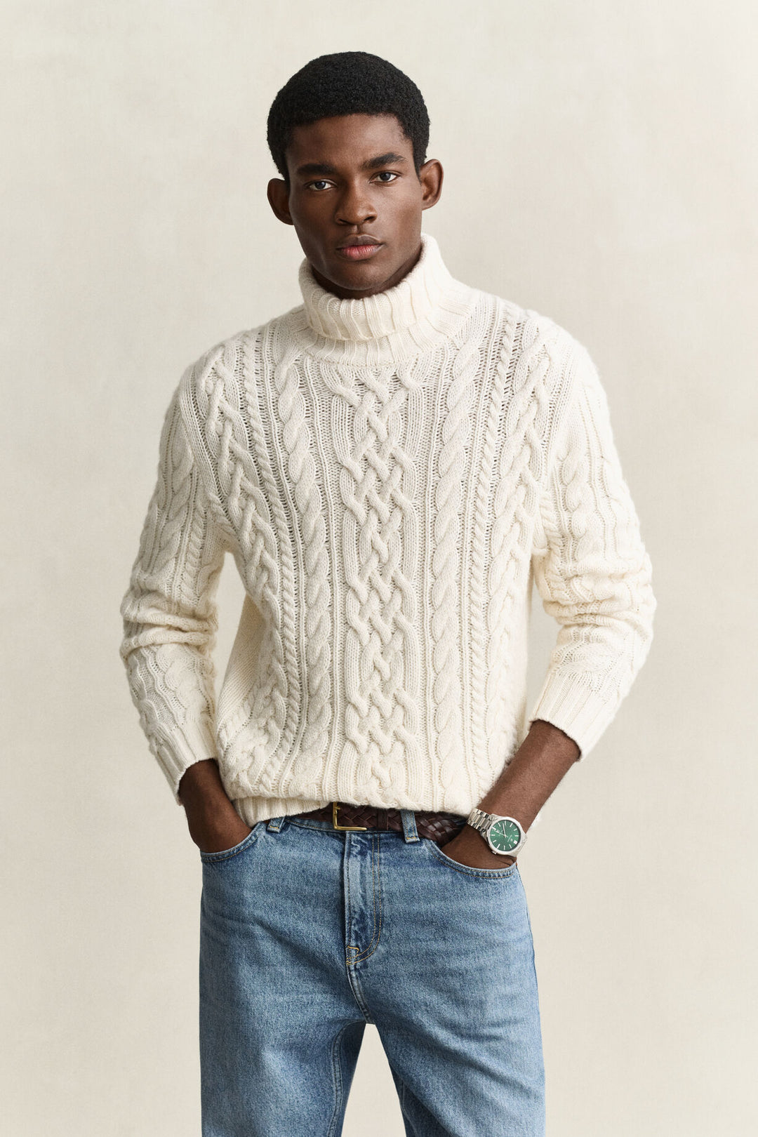 GANT Wool Blend Turtleneck Sweater/Pulover 8080008