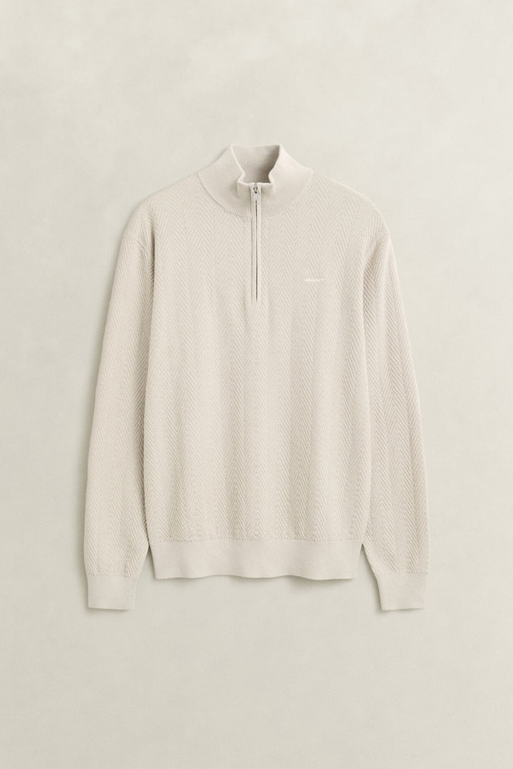 GANT Herringbone Half-Zip Sweater/Pulover 8050333