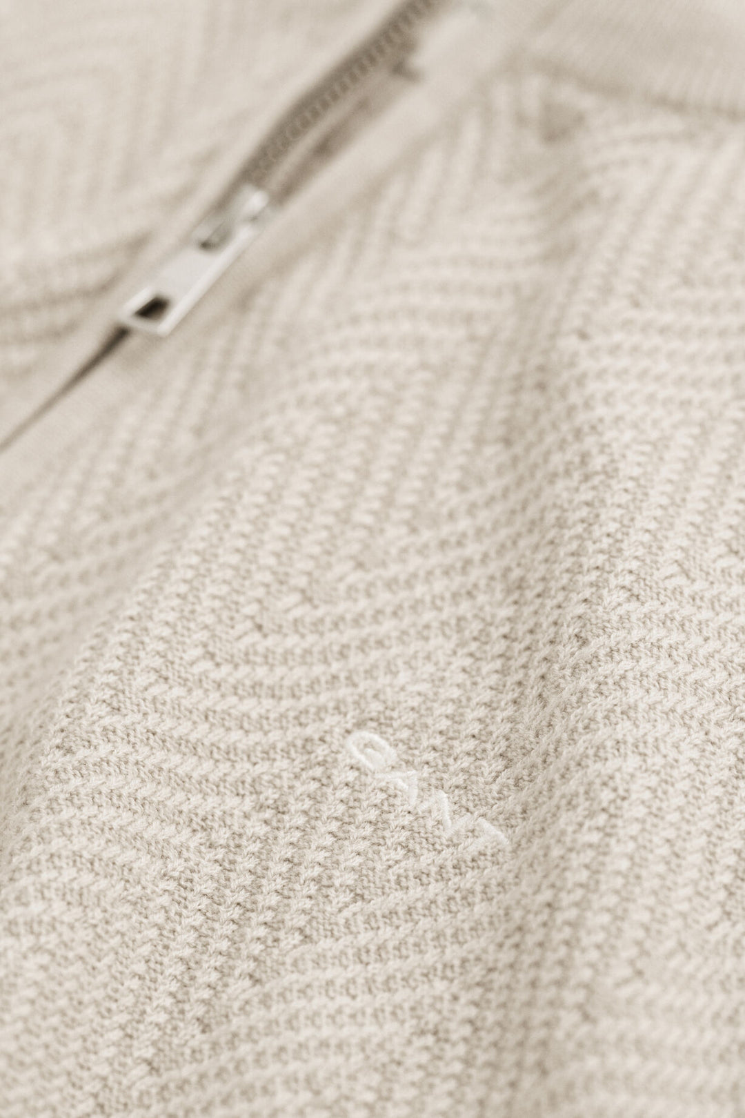GANT Herringbone Half-Zip Sweater/Pulover 8050333