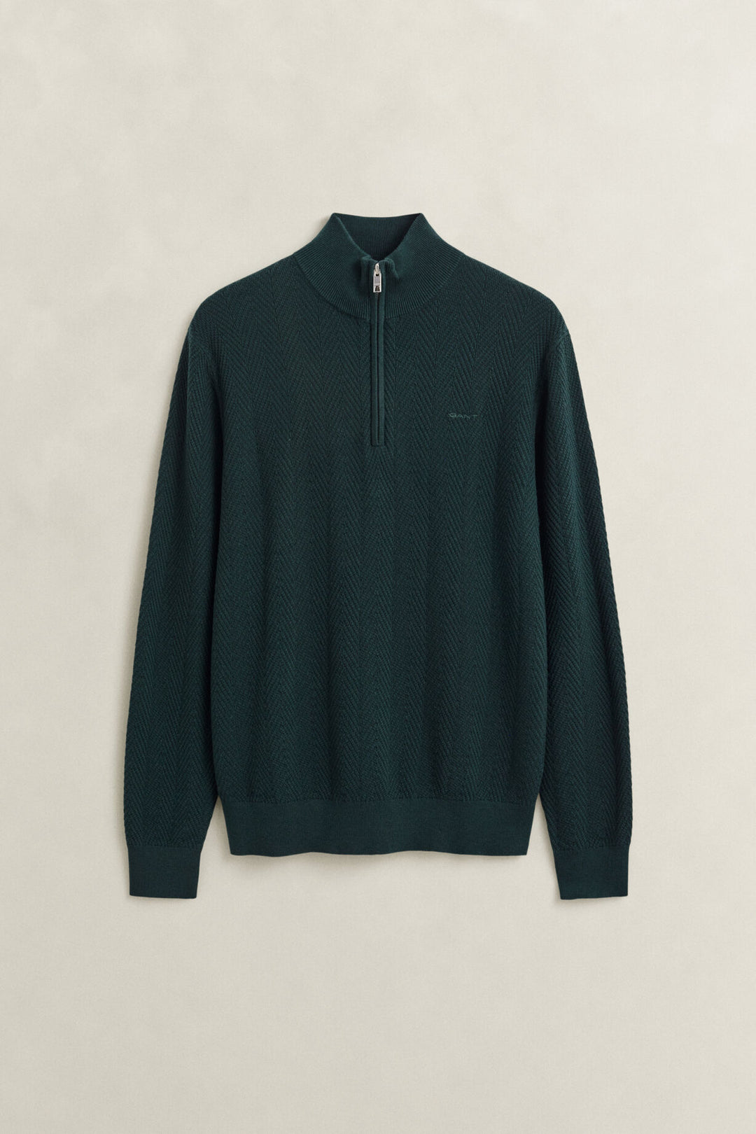 GANT Herringbone Half-Zip Sweater/Pulover 8050333