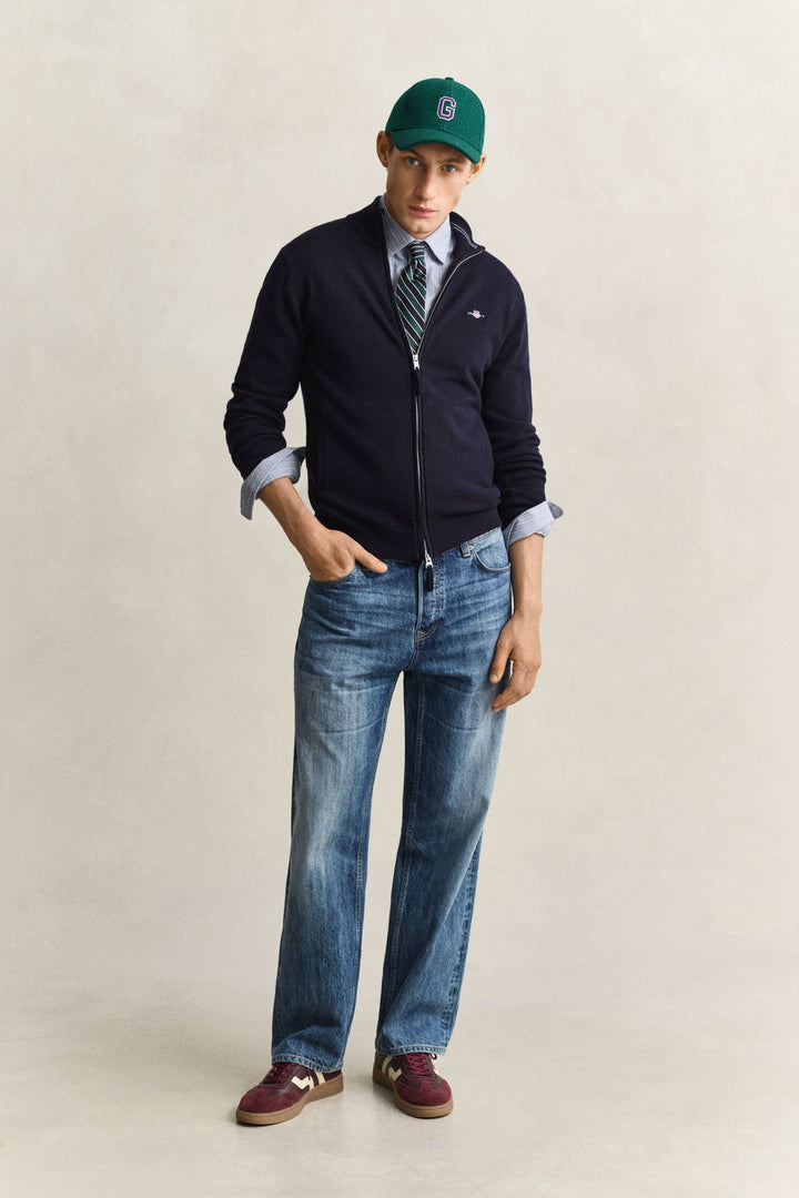GANT Lambswool Zip Cardigan /Pulover 87314