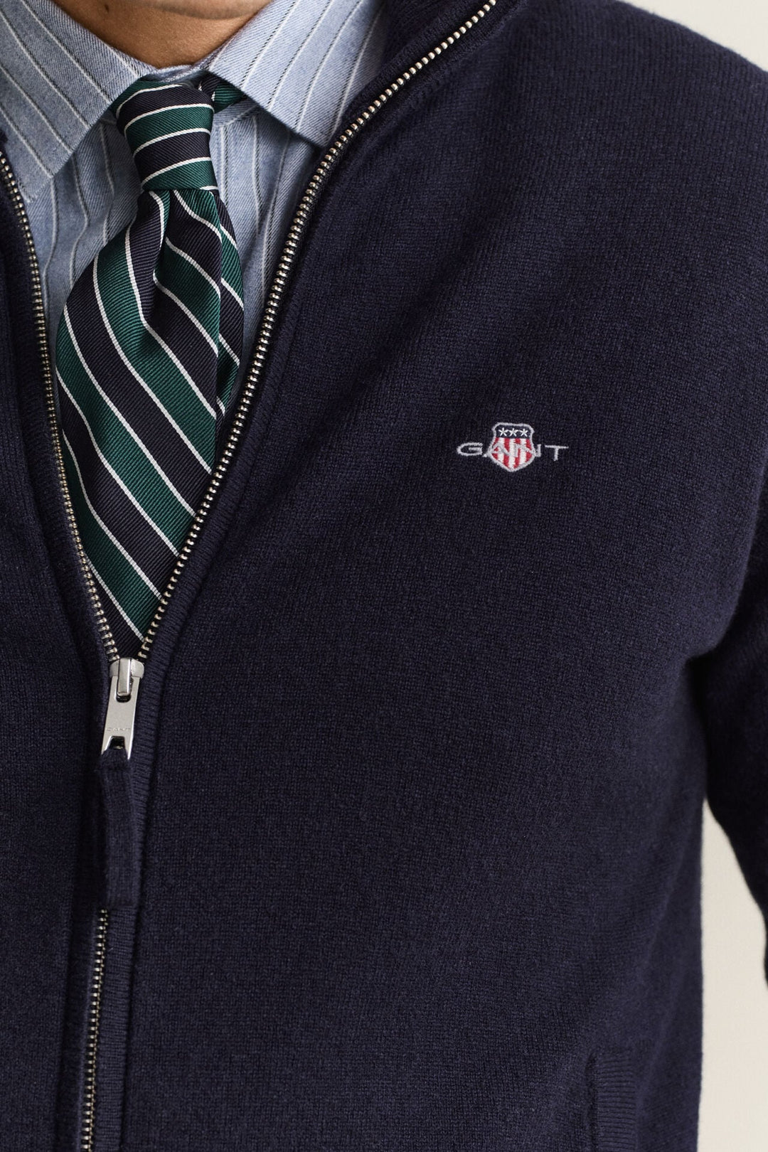 GANT Lambswool Zip Cardigan /Pulover 87314