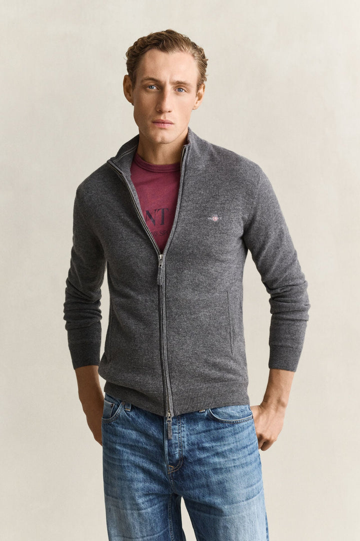 GANT Lambswool Zip Cardigan /Pulover 87314