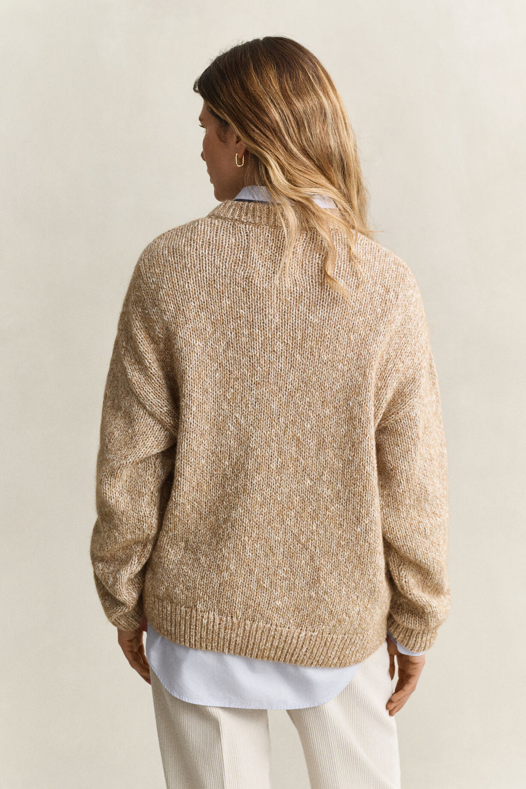 GANT Mouliné Wool Blend Sweater/Pulover 4802436