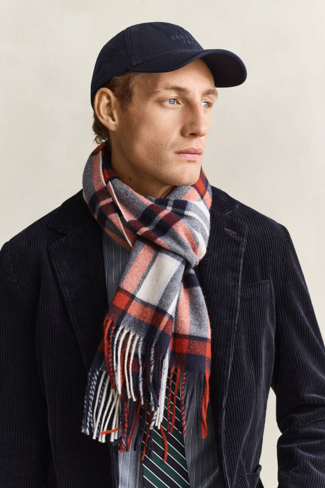 GANT Checked Wool Scarf/Šal 9920308
