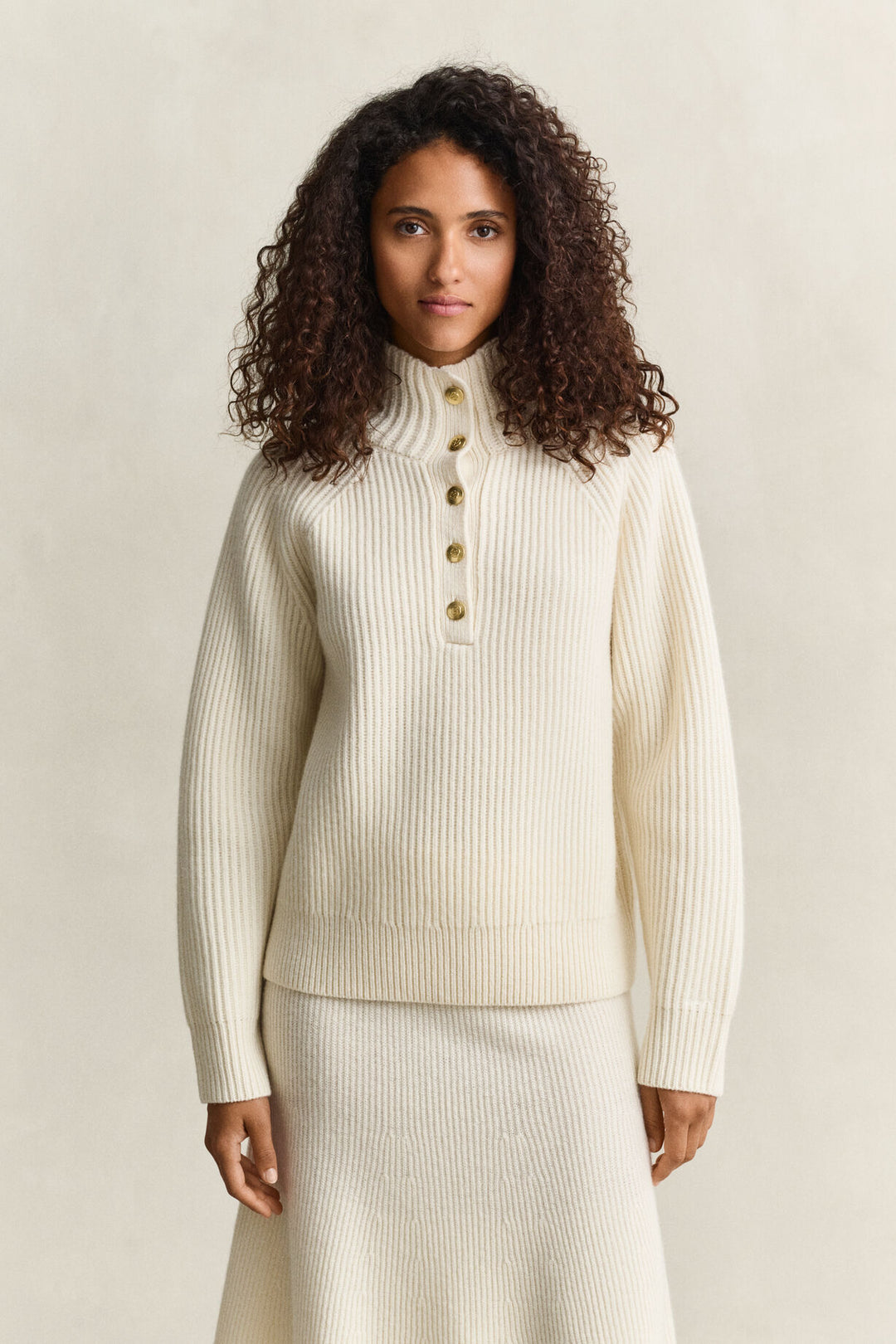 GANT Buttoned Lambswool Sweater/Pulover 4802423